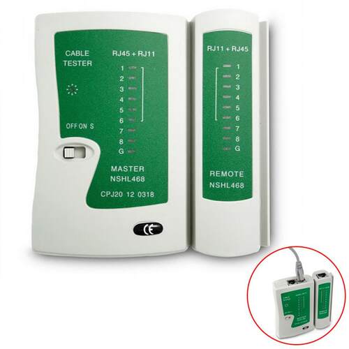 RJ45 /RJ11 Network Lan Cable Tester Wire Line Test Net Work