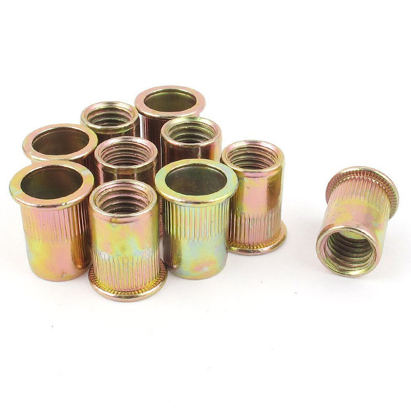 10pcs flat head metric m12 blind insert rivet nut
