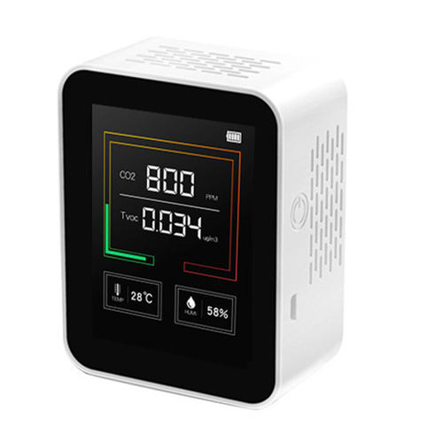 CO2 Meter Concentration Detector Indoor Pollutant TVOC Air