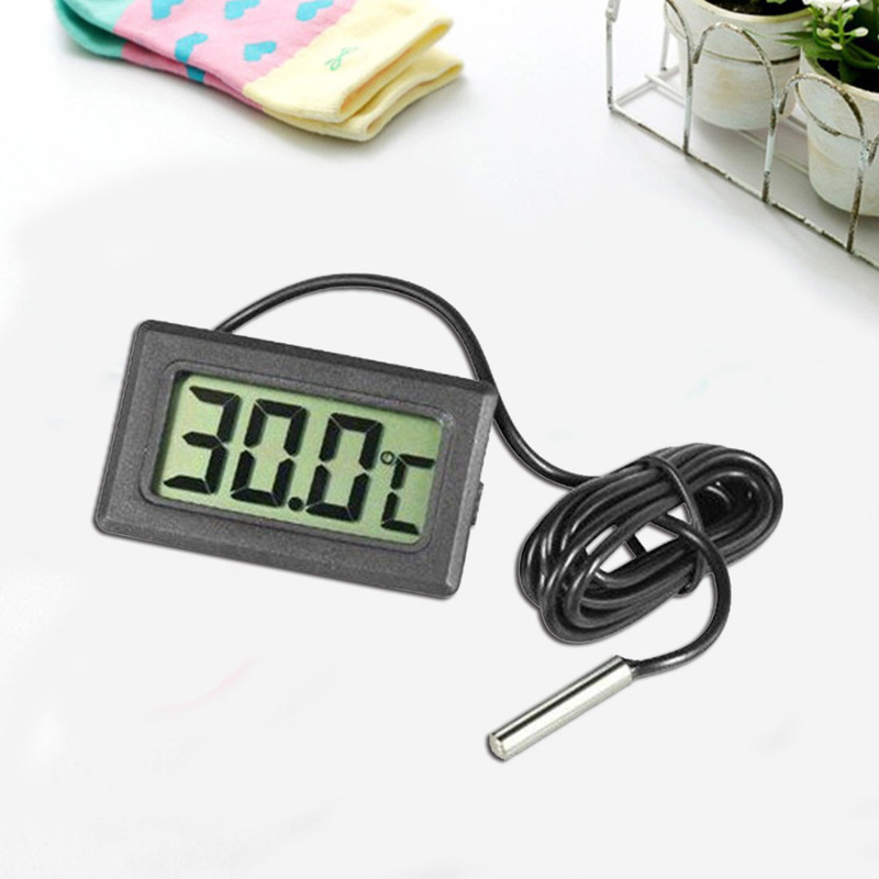 Mini Probe LCD Thermometer Temperature Meter Display Probe F