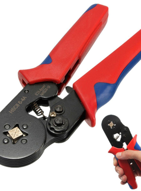 Self Adjusting Ratcheting Ferrule Wire Crimper Plier For 6-4