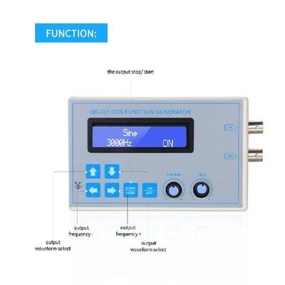 DC 9V 1Hz-65534Hz DDS Function Signal Generator Sine Square