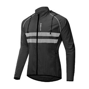 Windproof Cycling Jacket Rain Coat Cover Women Men Bike