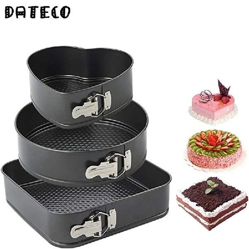 Baking Cake Mold Square round heart Shape Cake Tins Mold