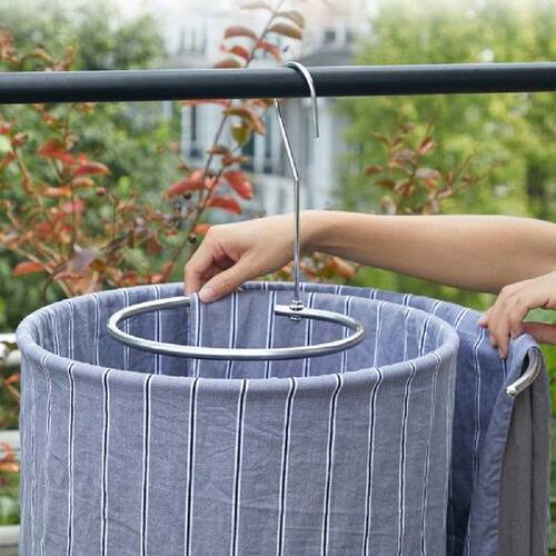 1 Pcs Spiral Shaped Stainless Steel Hanger For Drying Rack