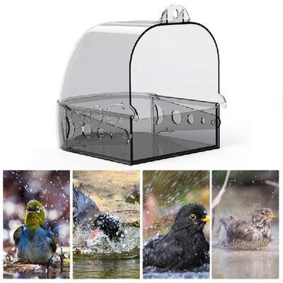 Bird Bath Box Bathing Parakeet Caged Bird Bathing Tub