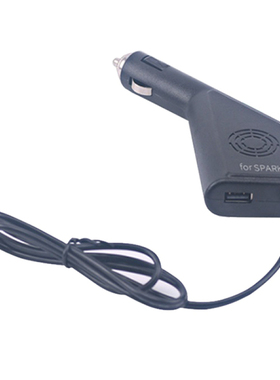 2 in 1 Car Charger Charging Charge For DJI SPARK Black
