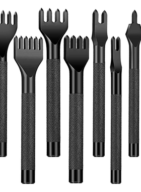 Promotion! 8 Pcs Stitching Chisel Set,1/2/4/6 Prong DIY