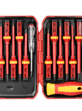13pcs 1000V Changeable Insulated Screwdrivers Set with Magne