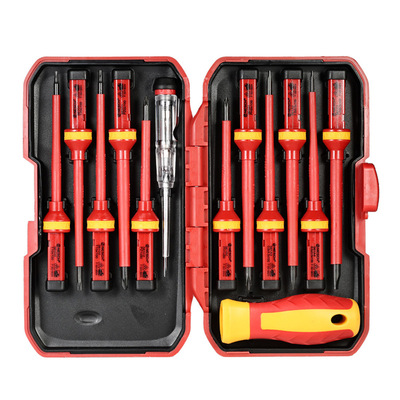 13pcs 1000V Changeable Insulated Screwdrivers Set with Magne