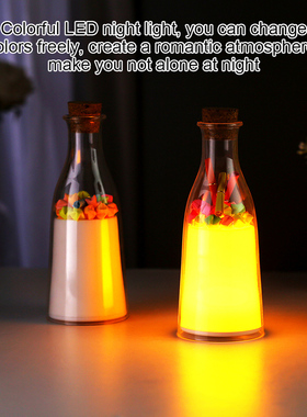 FangNymph Colorful Bottle Light USB LED Night Light