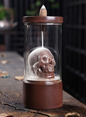 Hot Backflow Incense Burner Skull Incense Burner Indoor