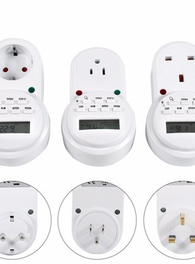 Electronic Switch Socket Programmable Minute Hour Week 7 Day