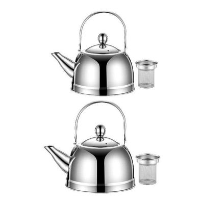 Portable Stainless Steel Tea Kettle Teapots with Infuser