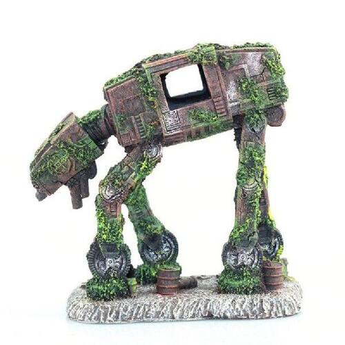 Autobot Robot Dog Shape Aquarium Landscape Decorations
