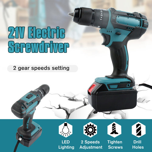 Cordless Drill Rechargeable Power Screwdriver Drill Driver