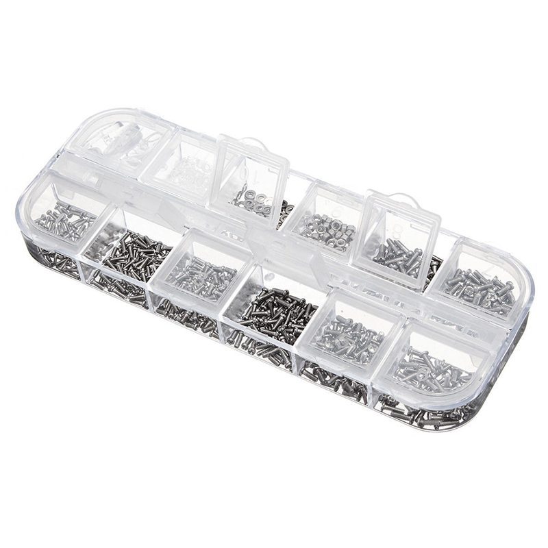 1100x Mini Glasses Sunglass Watch Spectacles Screws Nuts Scr
