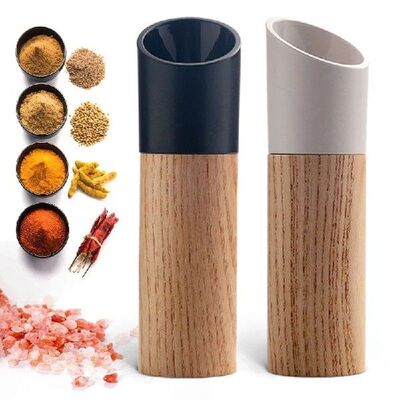 Household wooden salt and pepper grinder spice nut grinder