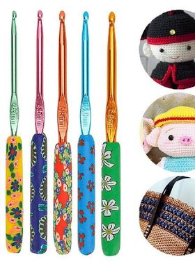 9Pcs Sewing Hand Crochet Hook Set Kit 6.1 inch Ceramic