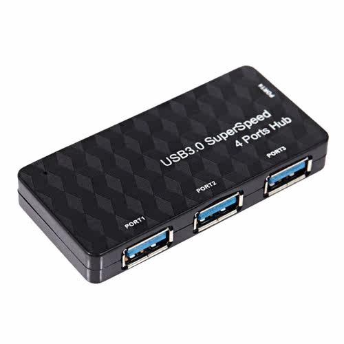 Speed 5Gbps 4 Port Hub USB 3.0 Extension Adapter Power Cable