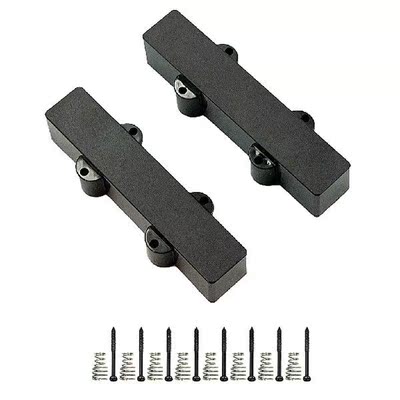 2pcs PVC Sealed Pickups with Screws Springs Set for Jazz