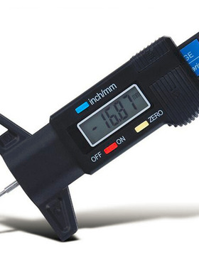 Car Tire Tyre Tread Depth Tester Brake Shoe Pad Wear Gauge T