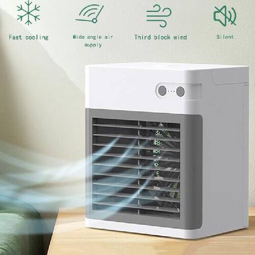 Portable Air Conditioner Cooler Fan with Adjustable Air Outl