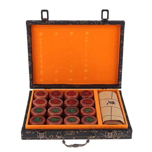 Deluxe Traditional Chinese Chess Set Board  Xiangqi with P C