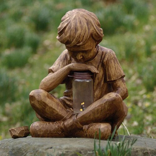 Hot Glimpses Of God Boy Statue Garden Decoration Resin