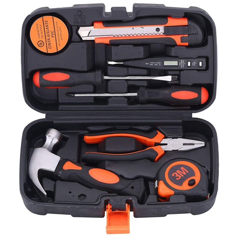 9PCS Mixed General Hand Tool Kit, Small/Tiny/Mini Home impro