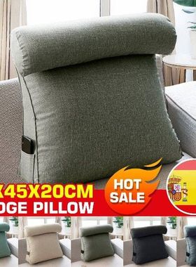 Big Single Triangle Backrest Cushion Lounger Reading Pillow