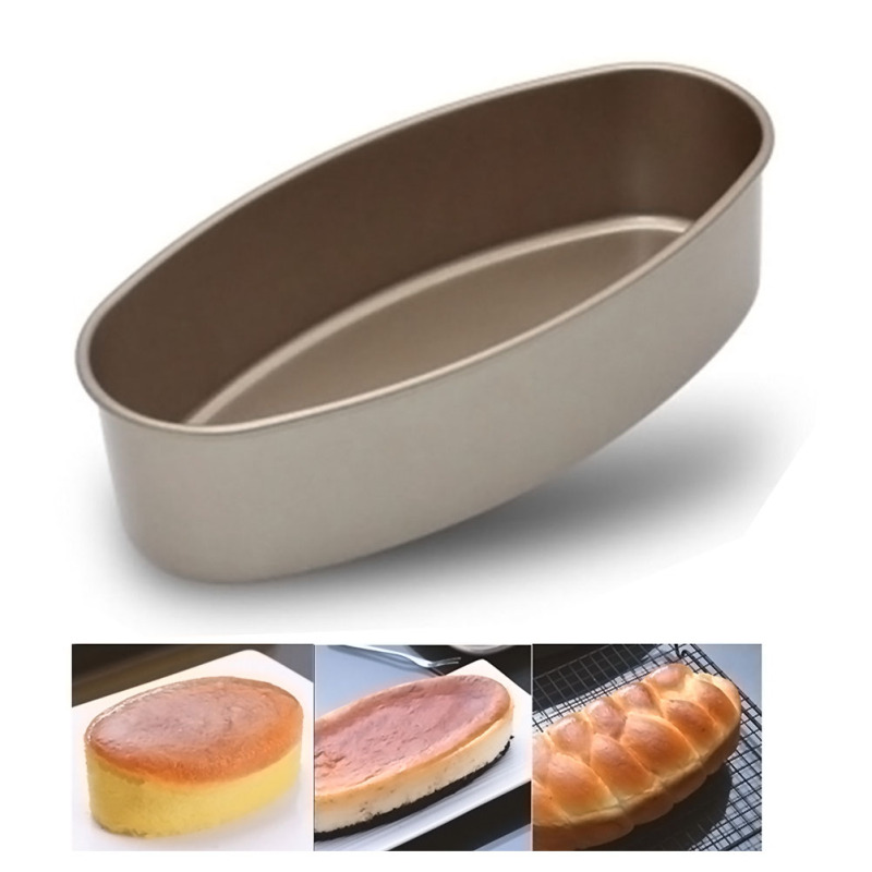 Oval Shape Nonstick Baking Tray Bread Loaf Cake Pan Mold Che