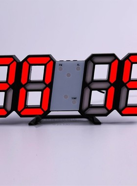 Wall Clock Watch Clock 3D Led Digital  Modern Design  Living