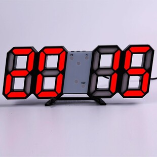 Wall Clock Watch Clock 3D Led Digital  Modern Design  Living