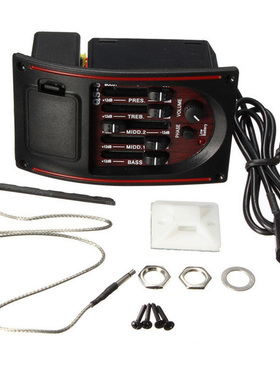 Tone Instrut Easy Install 5 Band Equalizer Tuner Amplifier A