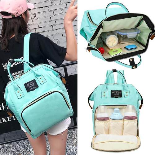 Mummy Maternity Nappy Bag Large Capacity Mom Baby Outdoor Tr
