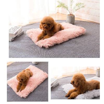 Winter Dog Bed Mat Soft Fleece Pet Cushion House Warm Puppy