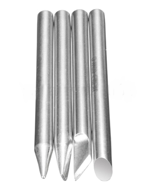 4pcs 60W Soldering Iron Tip Head Replaceable 5.5mm Shank Iro