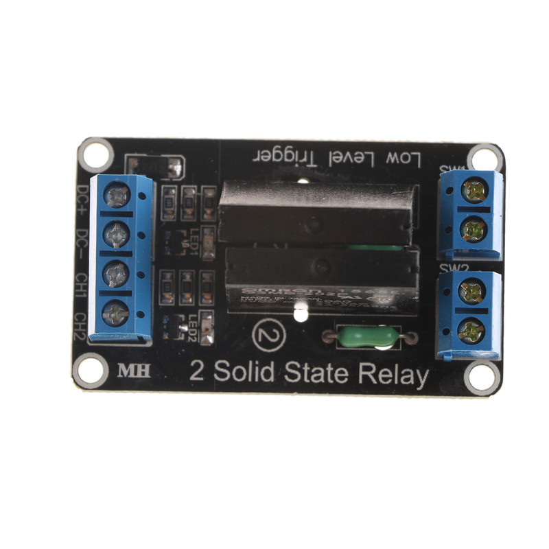 5V 2 Channel SSR Level Solid State Relay Module 240V 2A for
