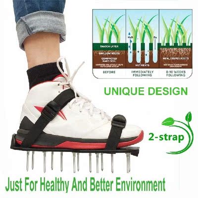 Garden Lawn Spike Shoes Walking Revitalizing Lawn Aerator