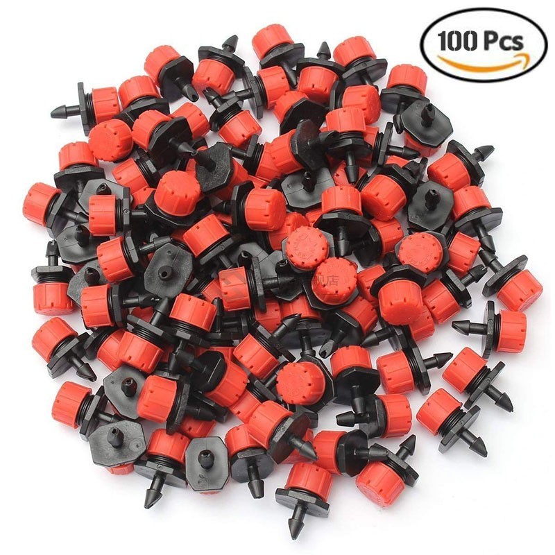 100pcs Adjustable Micro Drip Irrigation System Watering Spri
