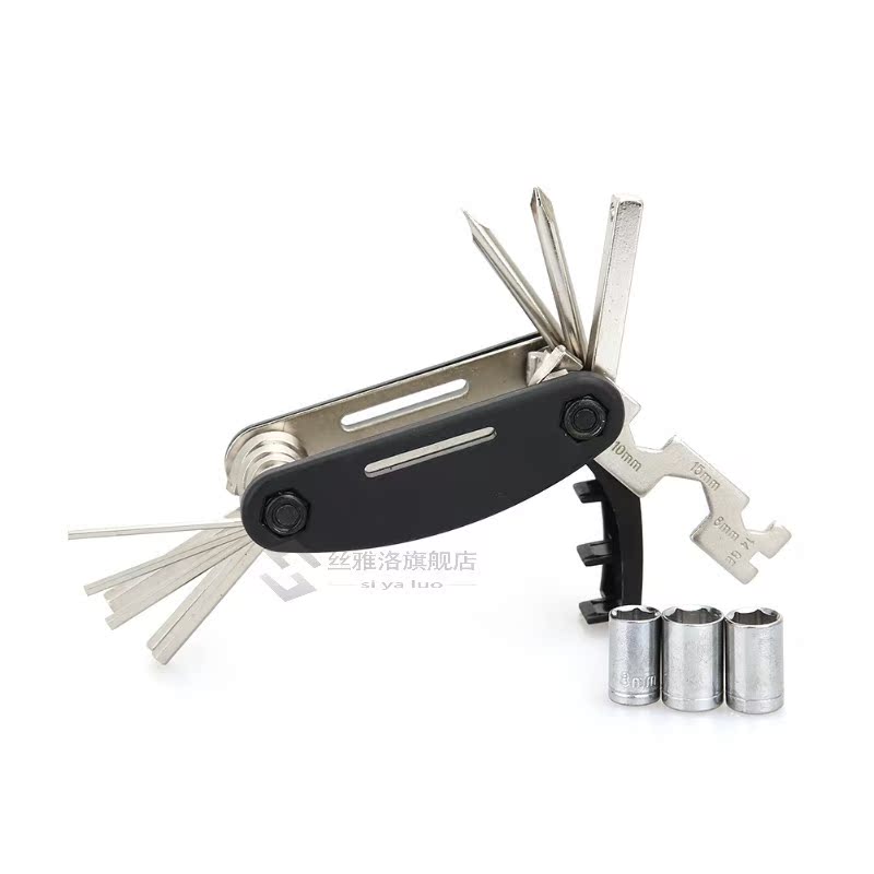 All in 1 Multi-function Folding Tire Repair Tool Kits Multif