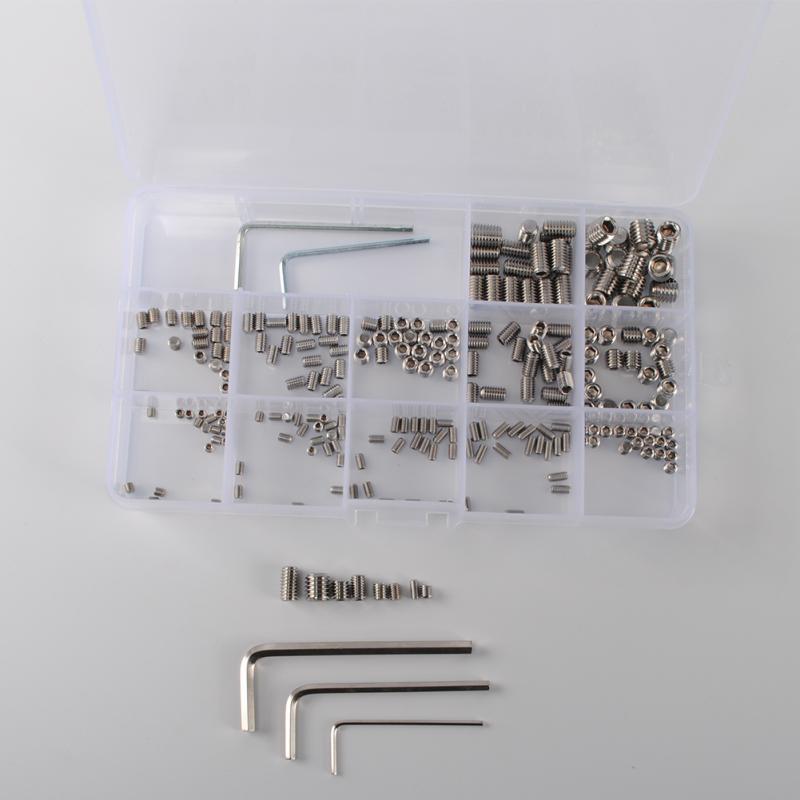 240PCS Box-packed Hex Socket Flat Head Hexagon Screws Combin