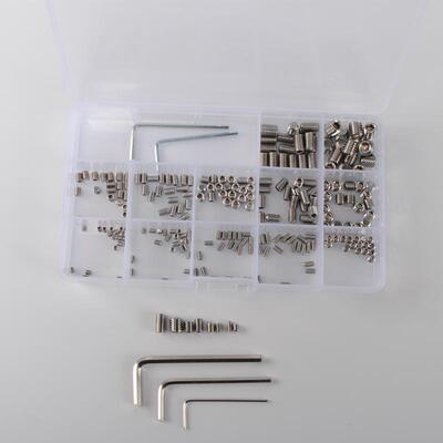 240PCS Box-packed Hex Socket Flat Head Hexagon Screws Combin