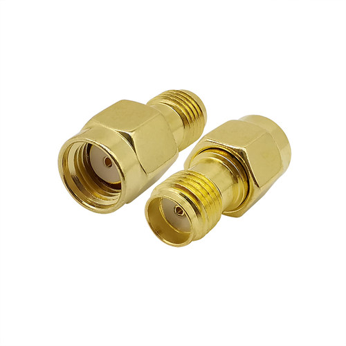 1/2Pcs SMA Connector SMA Female Jack to RP-SMA RPSMA Male Ja
