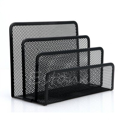 Mesh Letter Sorter Mail Document Tray Desk Office File Holde