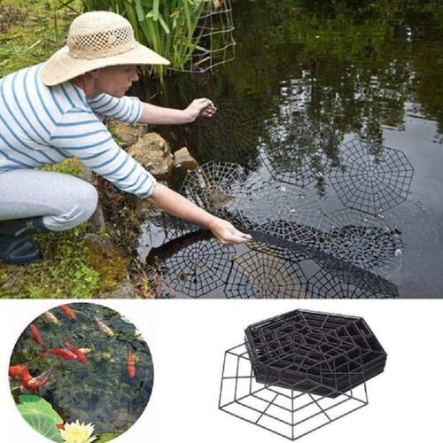 30 Pcs Plastic Pond Guard Net Protector Hexagonal Pond
