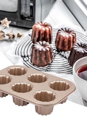Canele Mold Cake Pan Carbon Steel Muffin Cake Pan Canele