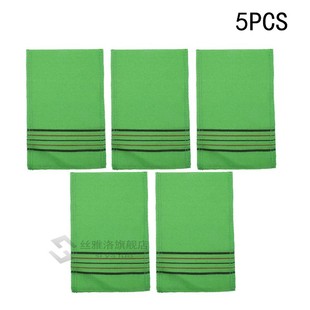 3/5Pcs Korean Italy Exfoliating Body-Scrub Glove Towel Green