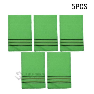 3/5Pcs Korean Italy Exfoliating Body-Scrub Glove Towel Green